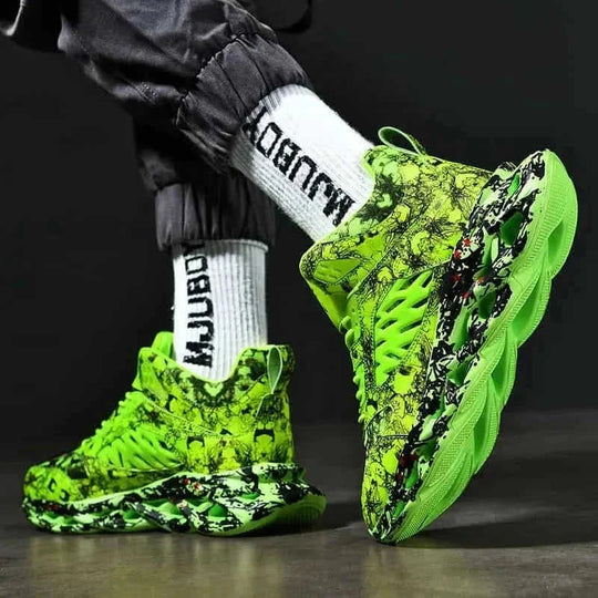 camouflage sneakers for men | lightweight walking shoes | durable outdoor footwear | energy saving