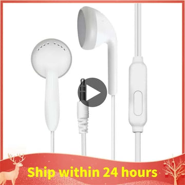 wired earphones with microphone | lightweight comfortable fit | durable tangle-free cable | ultrasonic cleaning