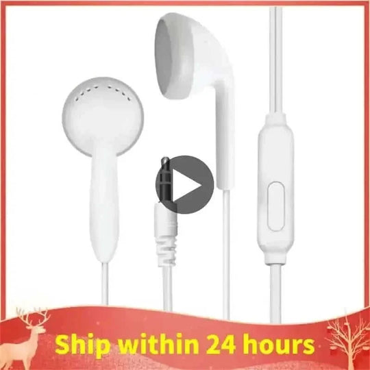wired earphones with microphone | 35mm audio jack headphones | noise isolating in-ear headphones | energy saving