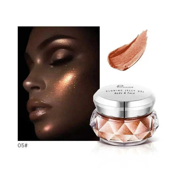 liquid highlighter makeup | waterproof body glitter gel | mermaid eyeshadow palette | energy saving