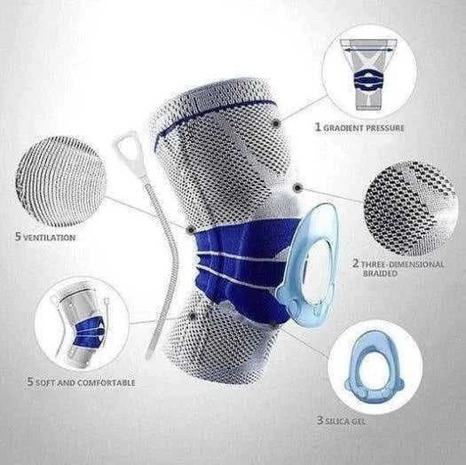 sports knee pads for running | compression knee brace strap | adjustable knee support for fitness | ultrasonic cleaning