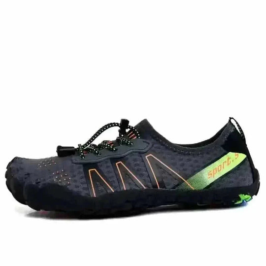 Anti-Slip Amphibious Speed Interference Water Shoes - back view (pattern: check | season: fall)