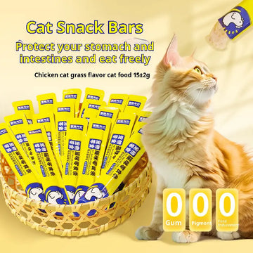 Cat Snack Wet Food Grass Chicken Strip Meifu Market