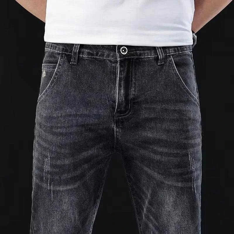 stretch denim jeans for men | lightweight summer jeans | breathable thin jeans | energy saving