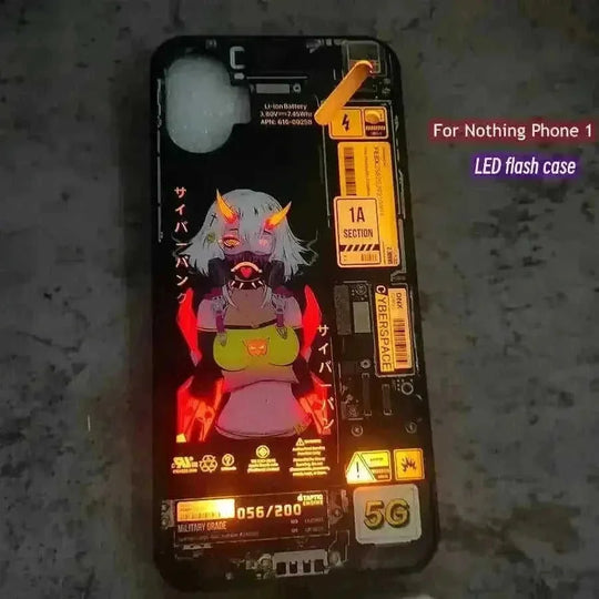 led back cover case | tempered glass protection | wireless charging compatible | ultrasonic cleaning