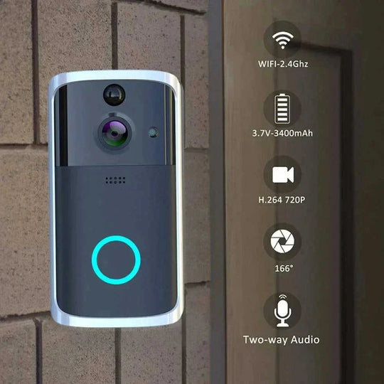 wifi video doorbell camera | 2k resolution doorbell camera | night vision security camera | ultrasonic cleaning