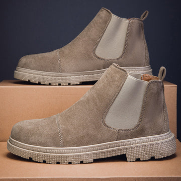 Slip-on Gao Banglun Retro Boots Men Meifu Market