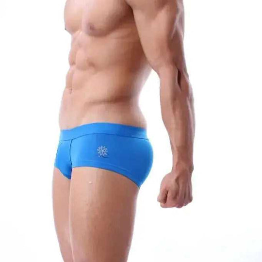 Men's Nylon Sports Boxer Swim Trunks - Quick-Dry Breathable M - in use demonstration
