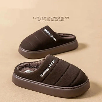 New Cotton Waterproof Plush Autumn And Winter Warm Non-slip Platform Fleece Lined Cotton Shoes Meifu Market