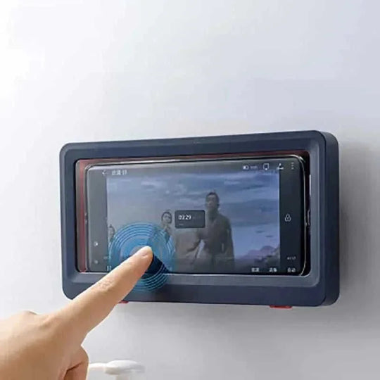 touch screen shower phone holder | anti-fog bathroom phone case | wall mounted waterproof phone shell | energy saving
