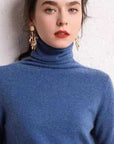 pure cashmere turtleneck sweater | 100 percent cashmere turtleneck | soft cashmere turtleneck women | ultrasonic cleaning