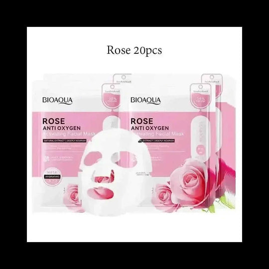 20pcs BIOAQUA Snail Hyaluronic Acid Face Mask skincare Moisturizing Anti Wrinkle Whitening Facial Masks Face Skin Care...