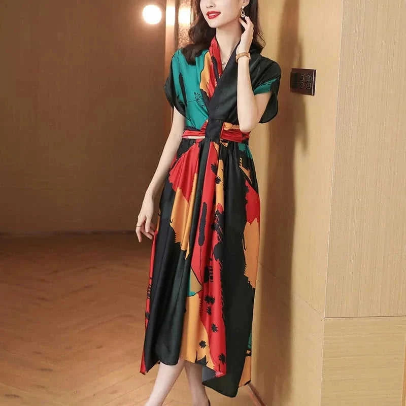 polyester chiffon fabric | a-line silhouette dress | plus size swing dress | energy saving