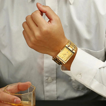 30m water resistant | analog quartz movement | business casual timepiece | ultrasonic cleaning