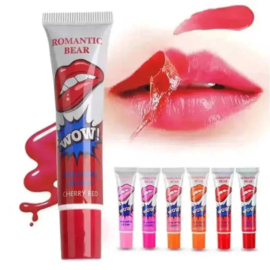 Amazing 6 Colors Peel Off Liquid Lipstick Waterproof Long Lasting Lip Gloss Mask Moisturizer Makeup Tear Pull Lip Lint...