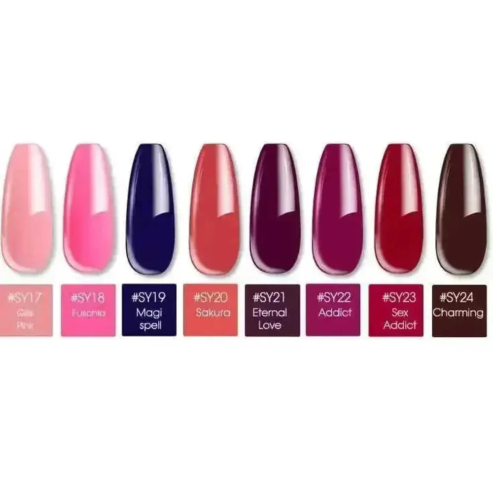 15g nail colored crystal extension glue SY12 - complete package contents