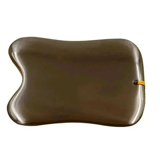 5A Si Bin Bian Stone Gua Sha Massager - Face & Body Slimming Tool - view 16 (color: black | pattern: check)