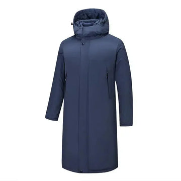 windproof waterproof jacket | heavy cotton shell coat | long outdoor jacket | ultrasonic cleaning