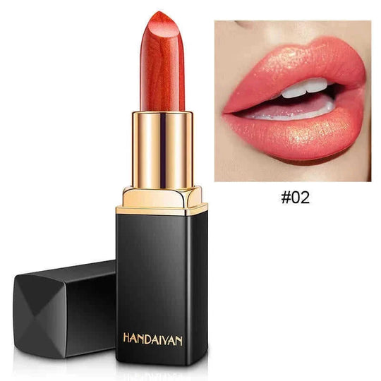 temperature change lipstick | metallic lipstick set | pearlescent lip gloss | ultrasonic cleaning