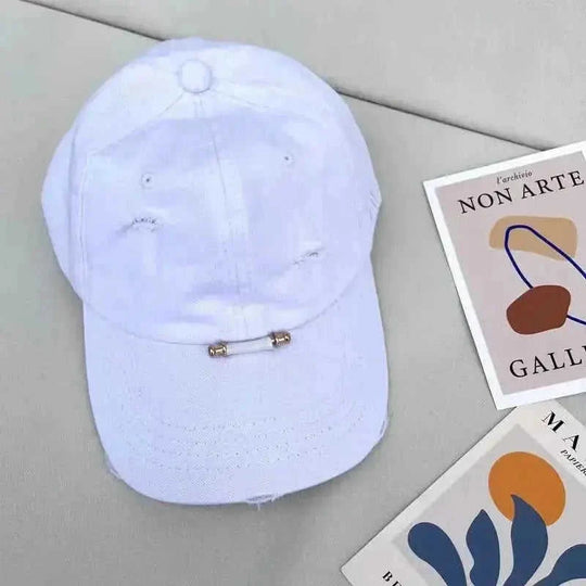 Men And Women Summer Ins Wild Trend Soft Top Cap Black - men and women summer ins wild trend soft top cap detail view