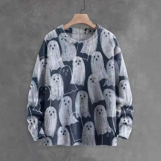 Mens 3D Crew Neck Sweatshirt With Bold Needle Digital Print S - main product image