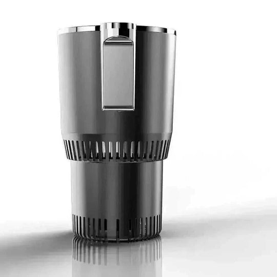 2-in-1 Car Cup Warmer & Cooler - 12V Smart Temperature Control Cup Holder - main view (pattern: check)