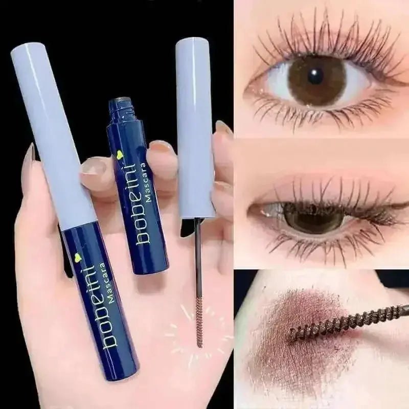 Curling Mascara - Waterproof Ultra-Fine Brush for Lengthening Brown - back view