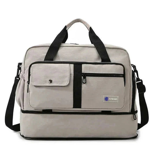 large-capacity travel bag | water-resistant nylon material | crossbody handbag for women | ultrasonic cleaning