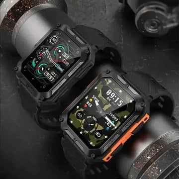 Bluetooth Talk Smart Watch Outdoor Three Anti Sports Waterproof Meter Step - Meifu Market