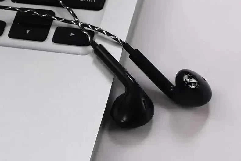 5mm wired earphones | extra long 3 meter cable | desktop computer headset | ultrasonic cleaning