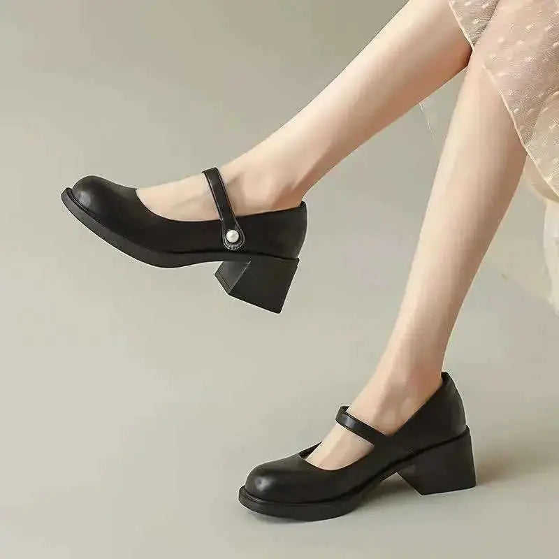 New Spring Loafers British Style Versatile Single-layer Shoes Meifu Market