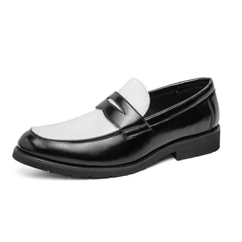 Summer New Men's Low-top Office Formal Leather Shoes Meifu Market