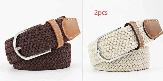 stretch canvas belt for women | adjustable waistband pants | casual student trousers | ultrasonic cleaning