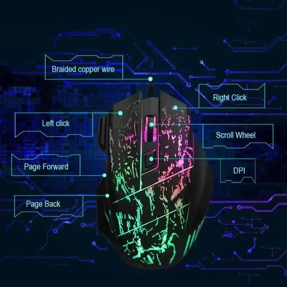 wireless gaming mouse | rgb lighting mouse | programmable buttons mouse | energy saving