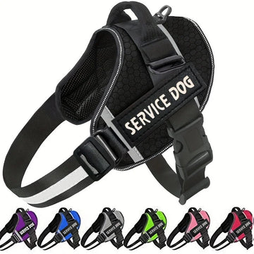 reflective dog vest harness | comfortable mesh dog harness | safety pet vest | ultrasonic cleaning