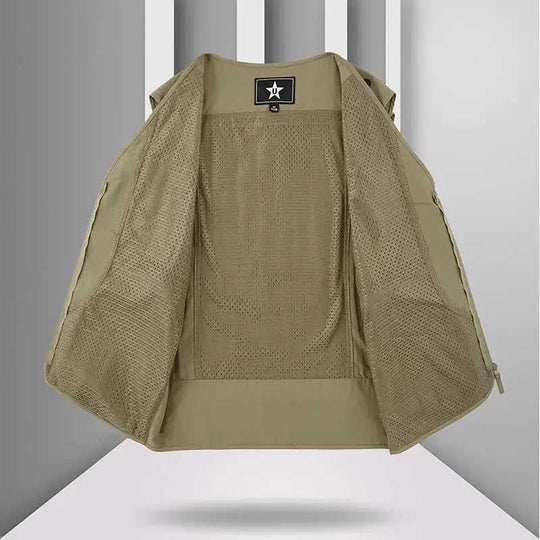 Outdoor Large Size Men's Multi-pocket Vest Meifu Market