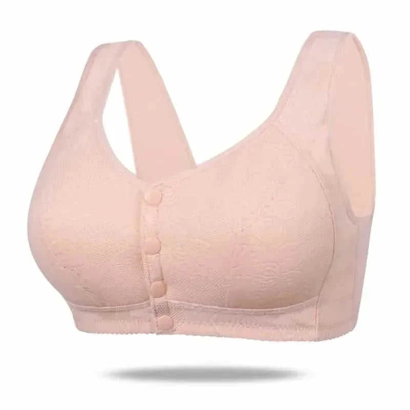 plus size cotton bra | front closure bra | soft cotton underwear | energy saving