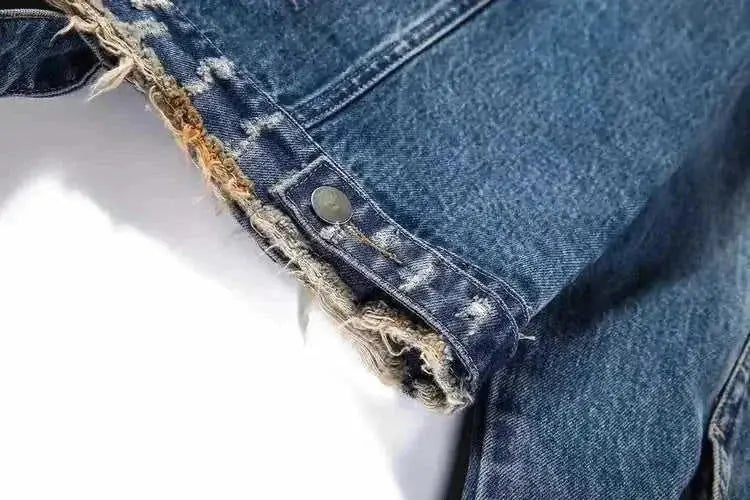 heavyweight denim jacket | embroidered denim jacket | custom embroidery jacket | energy saving