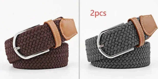 stretch canvas belt for women | adjustable waistband pants | casual student trousers | ultrasonic cleaning