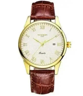 slim profile unisex timepiece | stainless steel case construction | business casual accessory | energy saving