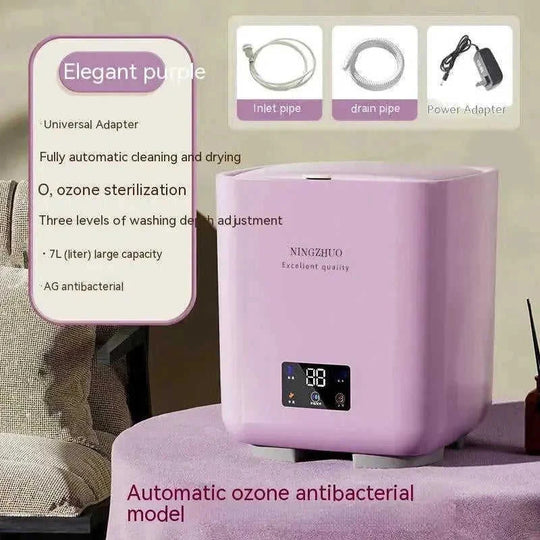 Portable Student Dormitory Washing Machine Automatic Purple Ozone - main product image