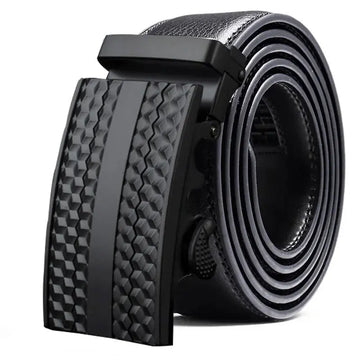 Fashion Casual Men's Two-layer Leather Comfort Click Belt meifu market