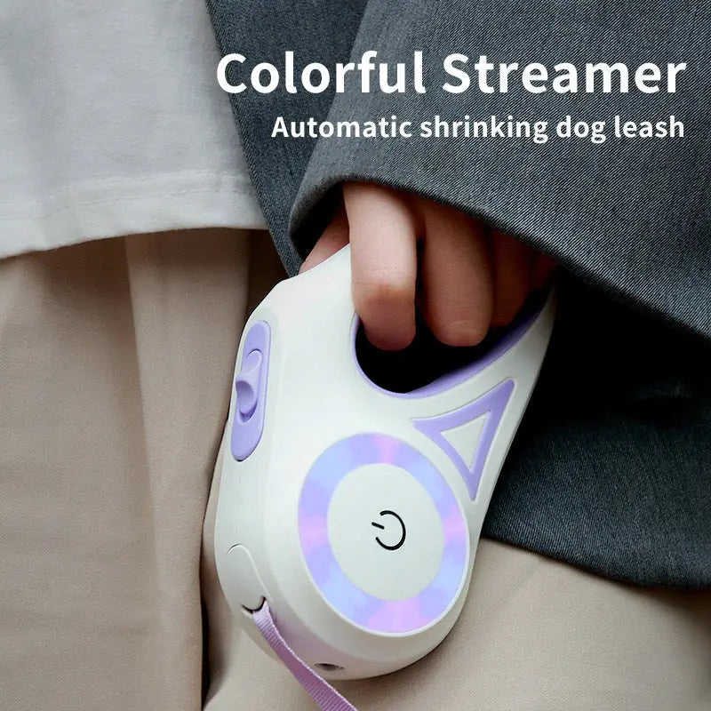 Dog Leash Retractable Leash And Dog Collar Spotlight Automatic Pet Dog Cat Traction Rope For Small Medium Dogs Pet Product Meifu Market