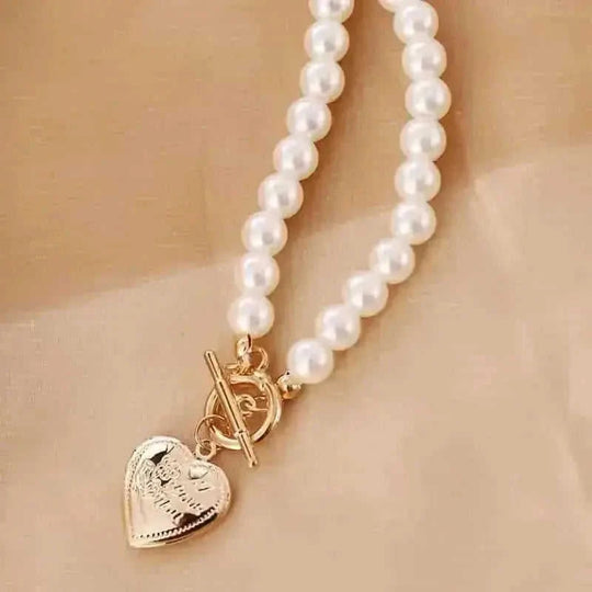 sterling silver necklace | freshwater pearl pendant | vintage style jewelry | energy saving