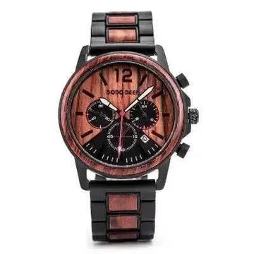 engraved gift for him | wedding anniversary gift | eco-friendly wood timepiece | ultrasonic cleaning