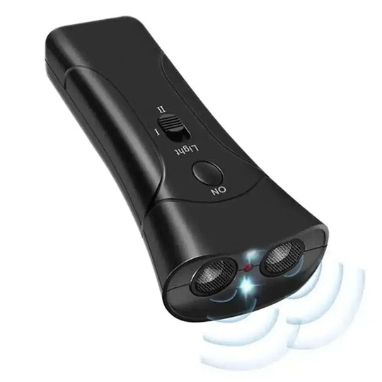 Dog Ultrasonic Bark Control Device - 3-in-1 Anti Barking Training Tool Single head dog repeller yello - main product image