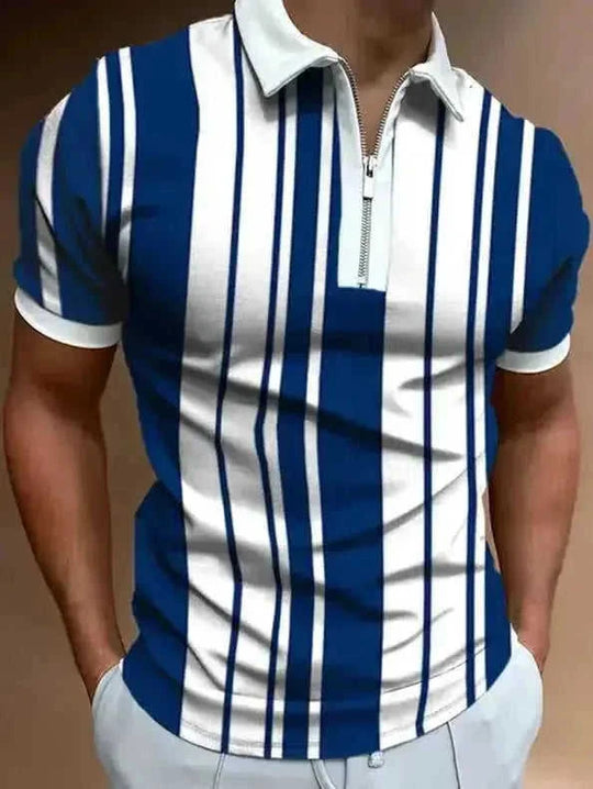 moisture-wicking polo shirt | breathable cotton blend fabric | classic fit mens polo | energy saving
