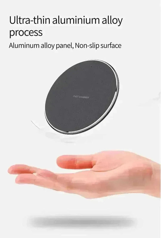 qi-compatible wireless charger | 10w fast charging pad | rugged phone charger | ultrasonic cleaning