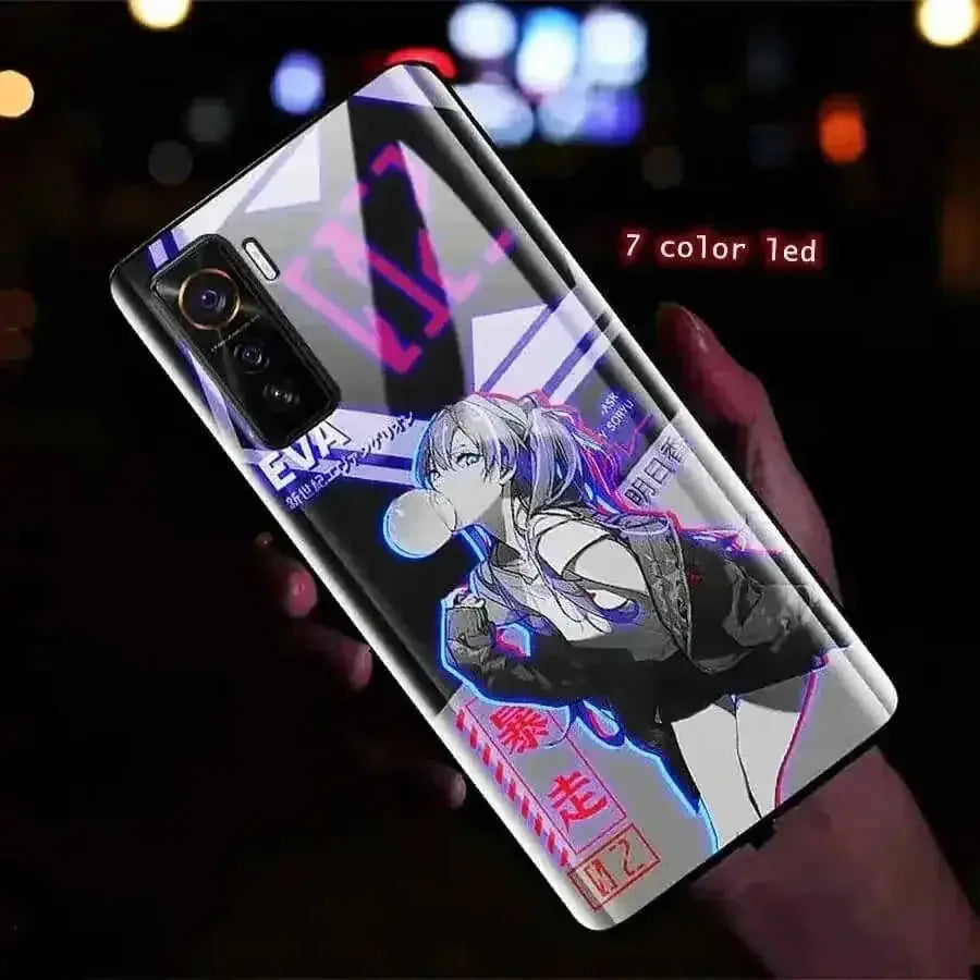 led back cover case | tempered glass protection | wireless charging compatible | ultrasonic cleaning