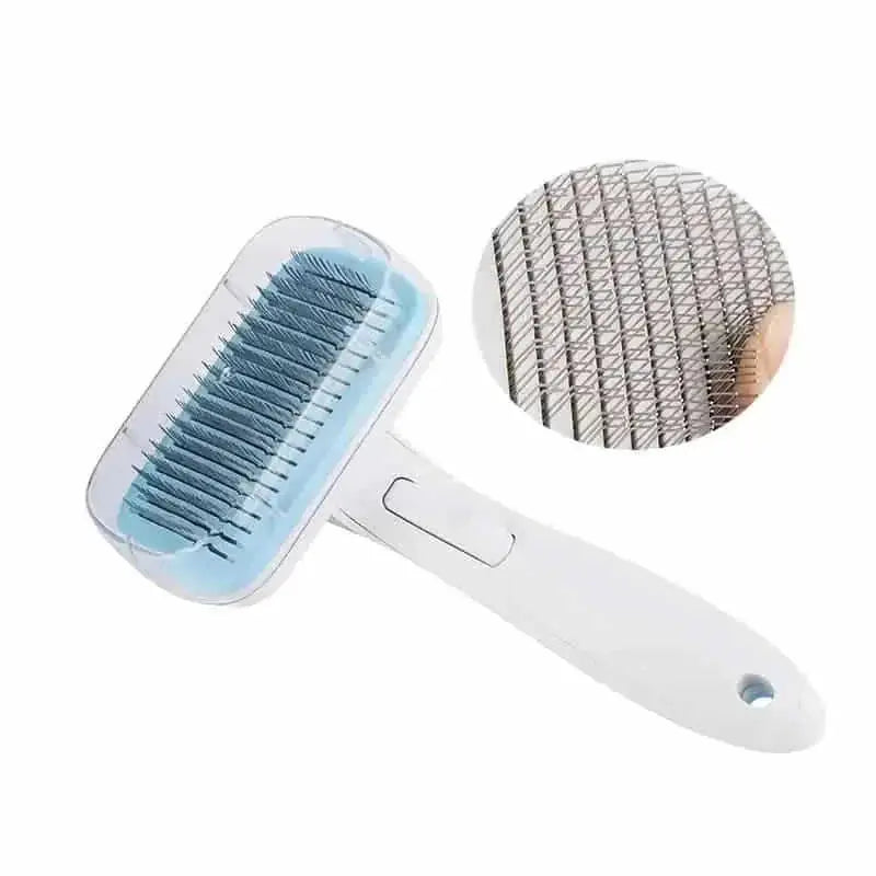 heavy-duty steel comb | long-tooth deshedding tool | professional grooming kit | ultrasonic cleaning
